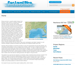 GOMA sea level rise site screenshot